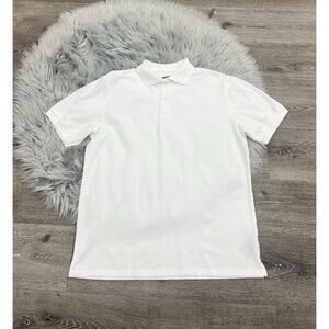 Jump Start Men's White Short-Sleeve Polo‎ Shirt Size X-Large NWOT (MSRP $50)